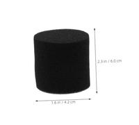 TOPPERFUN 2piezas Tapón De Amortiguación De Sonido Esponja Bass Reflex Tapón De Control De Graves Tubo del Puerto del Altavoz Accesorios para Altavoces Hogar Coche Tapones