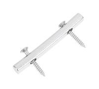 TOPPERFUN 3 Juegos de Varillas de Presión de Cuerdas para Guitarra Eléctrica de Aleación de Zinc Plata, Ligera y Fácil de Instalar, Accesorio Adecuado para Guitarras Eléctricas