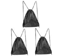 TOPPERFUN 3 Piezas Bolsa De Almacenamiento De Casco Bolsa De Transporte para Casco De Casco De Bicicleta Bolsa para Casco De Cordón Bike Pequeño Ciclo Que Lleva Negro Poliéster