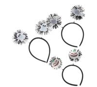 TOPPERFUN 3 Piezas Halloween Glow In The Dark Hairbands Set Spooky Bat Ghost And Pumpkin Headbands For Party Cosplay And Trick Treat Events Lightweight Comfortable For Adults