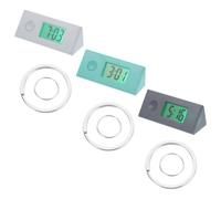 TOPPERFUN 3 Piezas Reloj Digital Pequeño Portátil con Llavero Unidades para Estudiantes y Enfermeros Diseño Colgante Práctico y Duradero