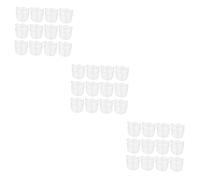 TOPPERFUN 3 Series Caja De Claro Cajas De Favor Cajas Transparentes Para Golosinas Joyero Pequeño Giftcrad Pequeñas De Plástico Casos De Fiesta De Banquetes Abs 12 Piezas X 3