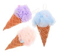 TOPPERFUN 3piezas Bola de Baño Exfoliante para Ducha Esponja de Baño Esponja de Ducha Artículos de Limpieza Corporal Suitable For Bath And Daily Use