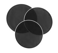 TOPPERFUN 3piezas Cabeza De Silenciosa De Malla De Reemplazo De Cabezales De De Doble Capa Diseño Estable y Resistente Reducción De Ruido Para Batería