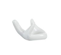 TOPPERFUN 3piezas Soporte De Cerámica Forma De Mano Para Ocarina De Accesorios De Exhibición Para Instrumentos Musicales Para Orificios Decoración Para Hogar y Coleccionistas