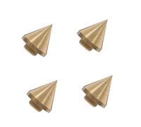 TOPPERFUN 4 Piezas Cono Plomada de Cobre Pequeño para Experimentos Físicos Peso para Horizontal Equipo Docente Esencial de Física para Secundaria Herramienta Precisa de Gravedad y Movimiento