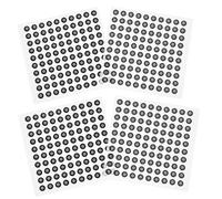 TOPPERFUN 4hoja Puntos Marcadores de Escaneo Puntos por Marcadores de Reflexión Difusa para Sistemas de Escaneo y Seguimiento Óptico