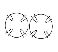 TOPPERFUN 4piezas Soportes Antideslizantes Para Cocina Gas Pack Rejilla Hierro Fundido Para Ollas y Cacerolas Resistente Al Calor Compatible Con Cocinillas Domésticas