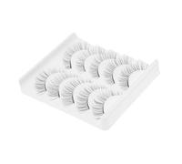 TOPPERFUN 5 pares Pestañas Postizas Fibra Química Naturales Volumen Fácil Poner para Maquillaje Ojos Elegantes