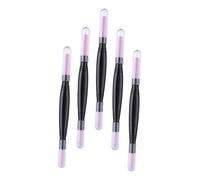 TOPPERFUN 5 piezas Lápiz Pulidor Doble Cabeza para Manicura Pedicura Removedor Cutículas Piedra Pómez Portátil Profesional y Doméstico