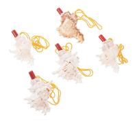 TOPPERFUN 5 Silbatos de Caracola para Niños Diseño Sencillo y Material Abs, Juguetes para Fiestas Infantiles Que Ejercitan la Capacidad Pulmonar y Emiten Sonido