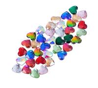 TOPPERFUN 50 Piezas Charms de Adornos de Nail Art con Rhinestones y Diamantes para Manicura Diy Decoraciones y Semipermanentes