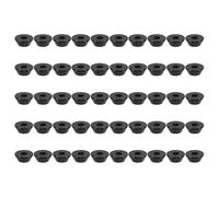 TOPPERFUN 50 piezas Conjunto Uds Juntas Cónicas de Aluminio Anodizado Tornillos con Cabeza de Copa Cónica Negras para Modelos y Aeromodelismo