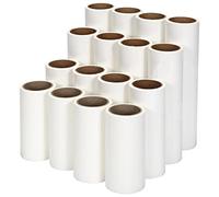TOPPERFUN 5rollos Cinta De Limpieza Adhesiva Desgarrable para Rodillos Quitapelusas De Mascotas De Papel Adhesivo para Limpiar Pelusa y Suciedad Superficies