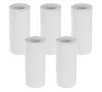 TOPPERFUN 5rollos Papel Térmico Autoadhesivo para Impresoras De Bolsillo De Etiquetas Adhesivas para Mini Impresoras Impresión Fácil y Rápida De Notas y Recibos