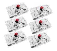 TOPPERFUN 6 Bolsas de Vino Recargables de 2L, Ligeras y Portátiles, para Viaje y Reuniones, Repuesto para Bebidas, 6 Piezas