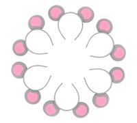 TOPPERFUN 6 Diademas De Ratón Con Orejas De Animal Diadema De Hámster Con Orejas De Piel Elásticas Para El Pelo De Ratón Elegantes De Dibujos Animados Para Niñas Cosplay De Tela