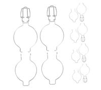 TOPPERFUN 6 Piezas Hebilla de Sellado del Frasco de Vidrio Cierre Metálico para Tarro de Vidrio Hebilla Metálica Aro de Alambre para Cocina de Sujetadores Metálicos