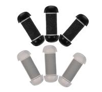 TOPPERFUN 6 Piezas Reemplazo Rodillos para Removedor Eléctrico de Pedicura Cabezas de Rodillo Impermeables Repuestos Multigrano para Pies Eléctrica Instalación Rápida y Ducha