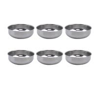 TOPPERFUN 6 Piezas Tapa extintora de Incendios Protector para lámpara de Alcohol Cubierta de Acero Inoxidable para hornillo de Alcohol y lámpara de Alcohol, Uso en Laboratorios y Exteriores