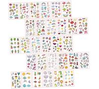 TOPPERFUN 60 hojas Pegatinas Tatuajes Temporales Cuerpo Impermeables Decoración Creativa para Fiestas y Uso Diario