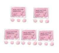 TOPPERFUN 60piezas Tapones De Oído De Cera Para Dormir Protección Auditiva Cuerda Aislamiento De Ruido Para Trabajos y Actividades Acuáticas