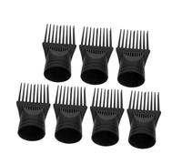 TOPPERFUN 7 Piezas De Accesorio Para Secador De Pelo Peine Cepillo Difusor Peine Pequeño Boquilla Para Secador De Pelo Color Negro
