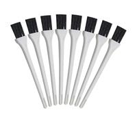 TOPPERFUN 8 Cepillos de Limpieza para Cafetera Espresso y Molinillo, Pinceles Pequeños de Nylon con Mango Claro, Kit de 8 Piezas para Eliminar Restos de Café en Polvo, Uso Doméstico