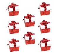 TOPPERFUN 8 Piezas Caja de de Manzana de Navidad de Caja de Almacenamiento Creativa para Fiestas y Celebraciones para Decorar y Sorprender Eventos