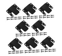 TOPPERFUN 8 Piezas Conectores para Sofá Seccional de Hierro con Tornillos Clips Modulables Antideslizantes para Fijación Oculta de Muebles Sistema de Bloqueo Fácil para Salas y Sofás Cama