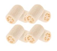 TOPPERFUN 8 Piezas Esponja Natural de Luffa Esponja Exfoliante para Ducha y Limpieza de Cocina con Efecto Masaje Relajante y Alta Durabilidad