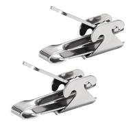 TOPPERFUN Abridor de Castañas, Pinza para Pelar Nueces y Desgranador de Acero Inoxidable, 2 Piezas, para Piñones y Semillas de Melón