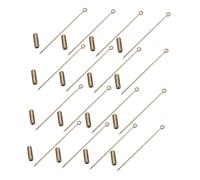 TOPPERFUN Accesorios Creativos de Broches DIY de Cobre, Alfileres Largos para Solapas y Faldas, Material, Hechos a Mano, 20 Piezas para Decoración de Bodas