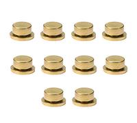 TOPPERFUN Accesorios para Cojinetes de Uñas de Cobre Dorado Rotación Rápida, 10 Piezas Desechables para Decoración de Uñas DIY Elegante y Simple