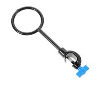 TOPPERFUN Anillo Cerrado de Soporte de Laboratorio de Hierro Negro para Retorta Construcción Resistente y Alta Fiabilidad Adecuado para Banco de Trabajo