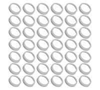 TOPPERFUN Anillos para Frascos Mason de 70 MM 50 Piezas de Hojalata Reutilizables a Prueba de Fugas Bandas de Sellado Metálicas para Tarros de Conservas y Alimentos Cierre Seguro para