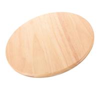 TOPPERFUN Asiento de Reemplazo Redondo de Madera para Taburete de Comedor, Borde en U y Diseño para Prolongar Vida Útil, Adecuado para Uso en Cocina y Restaurante