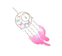 TOPPERFUN Atrapa Sueños De Diseño De Rosa y Blanca Para Decoración De Hogar y Dormitorio Colgante Elegante Para Sala De Estar y Habitaciones Infantiles