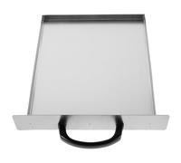 TOPPERFUN Bandeja Vaporera Rectangular de Acero Inoxidable con Mango Plástico para Máquina de Hacer Rollos de Arroz al Vapor Tamaño Mini 30X21X45 CM Resistente al Calor Apta para