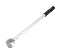 TOPPERFUN Barra para Persianas y Cortinas de Techo en Forma de C 0,4 M Gris, Varilla de Empuje y Tracción Resistente para Estores y Ventanas, Accesorio Portátil para Apertura y Cierre