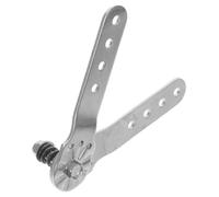 TOPPERFUN Bisagra Ajustable de Resorte para Sofá de 2 Secciones, Accesorio Metálico Plateado para Reposacabezas, Herrajes de Repuesto para Muebles, Instalación Sencilla, Compatible Sofás