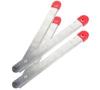 TOPPERFUN Bisagra para Escalera Plegable de 47 Cm, Barra de Acoplamiento de Aluminio Galvanizado, 2 Piezas Tornillos y Cabezas Decorativas, Accesorio para Escaleras Domésticas Mano