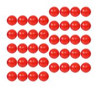 TOPPERFUN Bolas de Lotería para Sorteo 3 Cm Apertura Fácil 100 Unidades Rojas de Pvc para Juegos y Actividades de Fiesta en Casa, Accesorios Prácticos para Rifas y Entretenimiento