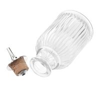 TOPPERFUN Botella de Vidrio con Tapa de 90ml Dispensador Elegante y Moderno Color Aleatorio para Whisky y Absenta para Bebidas Alcohólicas en Fiestas y Hogar