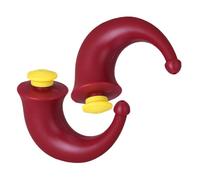 TOPPERFUN Botella para Lavado de Nariz 2 Piezas, Herramienta de Riego Nasal de Plástico Rojo, Limpia Nariz para Adultos, Kit de Irrigación Nasal Compacto para Cuidado y Limpieza sin Receta