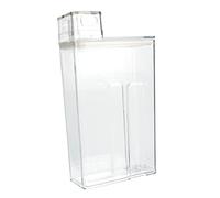 TOPPERFUN Botella Transparente Para Almacenaje De Loción y Detergente Recipiente Hermético Reutilizable Para Hogar y Hotel Capacidad Grande Para Almacenamiento Práctico