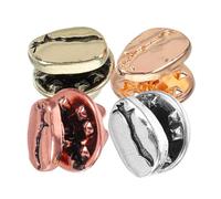 TOPPERFUN Broche Creativo De Grano De Café Metalizado, Pasador De Aleación, 4 Piezas, Para Mujer y Niña, Accesorio Decorativo Para Mochilas, Ropa y Eventos, Diseño Original y Brillante