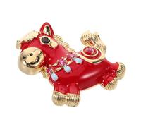 TOPPERFUN Broche del Año del Caballo 2026 Pin de Solapa Diseño de Caballo Vintage y Resiste al Deslustre para Fiesta de Año Lunar y Obsequio