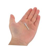 TOPPERFUN Cabezales de Pulido para Manicura de Acero Tungsteno, Diseño Ligero Polvo para Taladro de Uñas Fuerte, Color Plata, Adecuado para Herramientas de Manicura