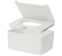 TOPPERFUN Caja de Almacenamiento de Pañuelos Rellenable Dispensador de Toallitas para Baño Porta Toallitas de Plástico Caja Dispensadora para Guardar Papel para Bolso de Pañales